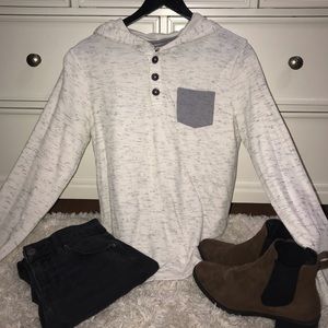 Long Sleeve T-Shirt with Hoodie